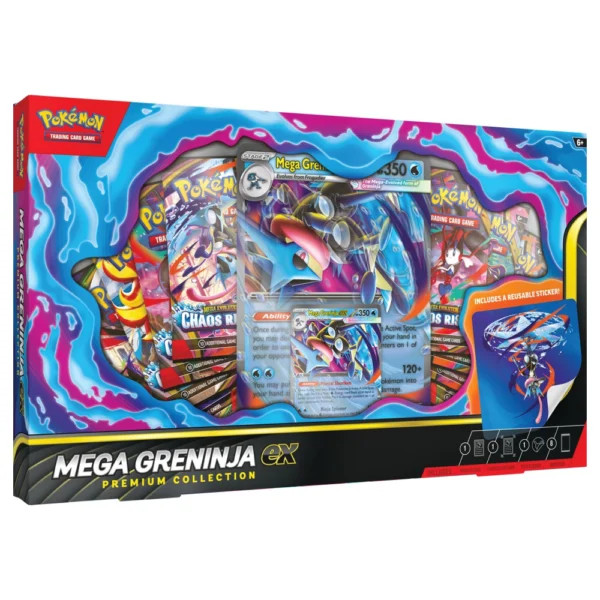 Mega Greninja ex Premium Collection Box sealed factory product
