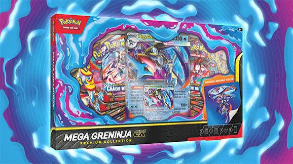 Mega Greninja ex Premium Collection Box sealed factory product