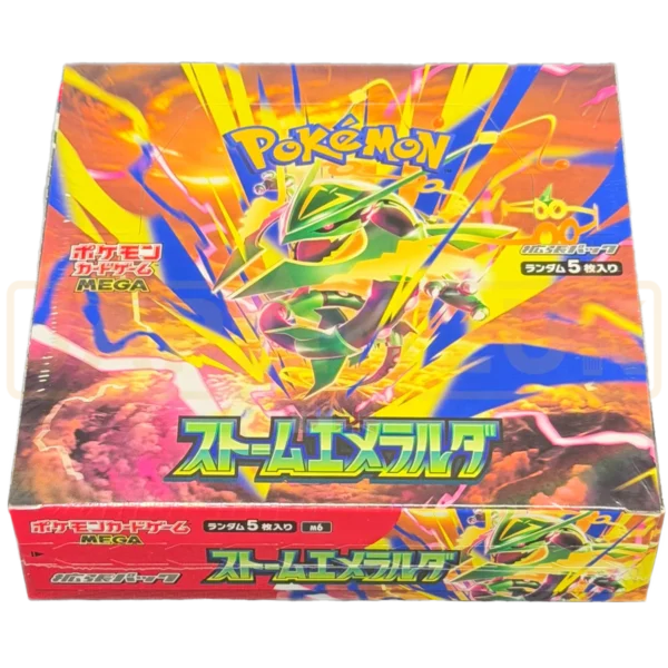 Pokemon_Storm_Emeralda_m6_Japanese_Booster_Box Storm Emeralda Japanese Booster Box sealed factory product